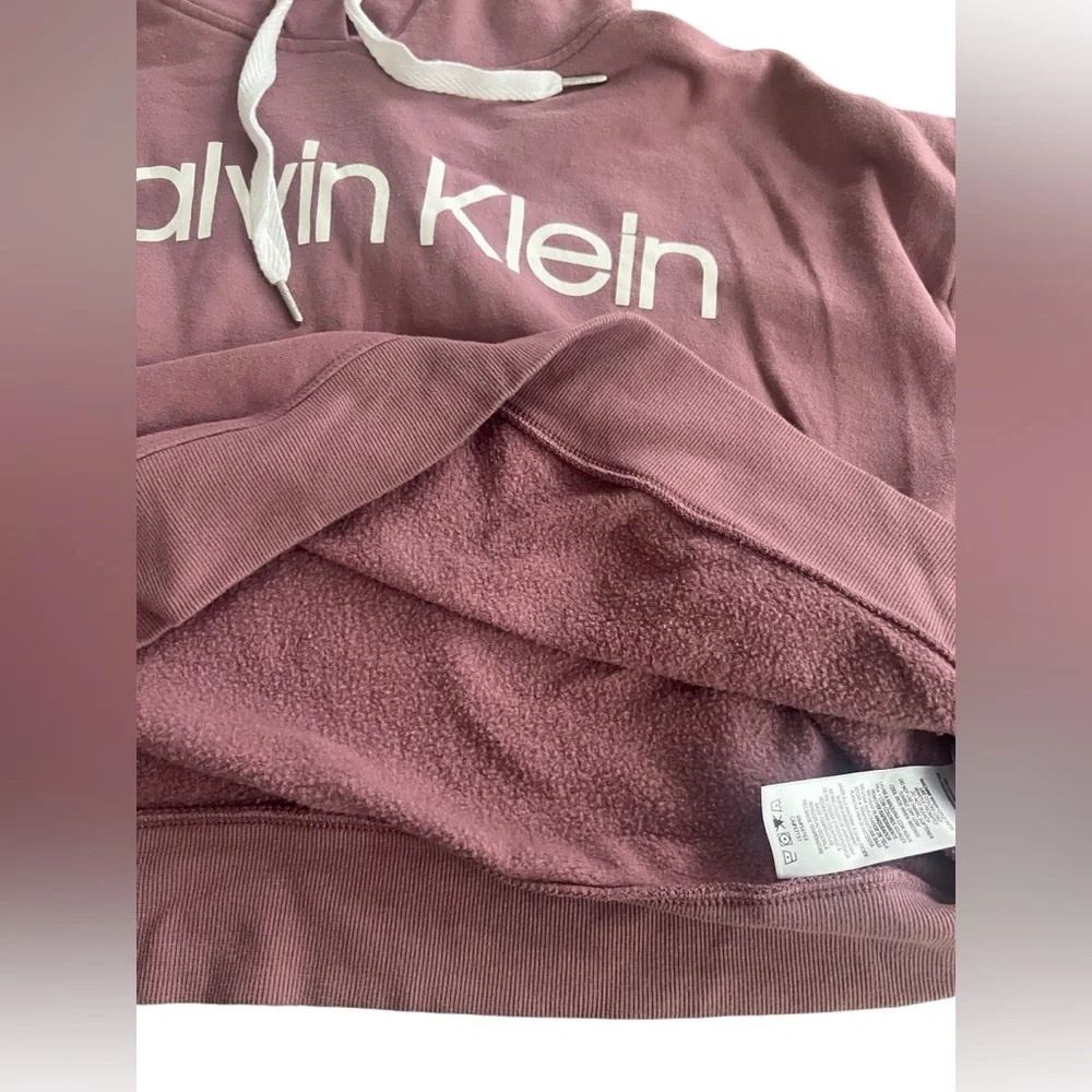 Calvin Klein Cropped Athleisure Performance Hoodie Sweatshirt  XL Extra Large - Picture 6 of 7